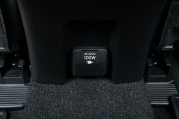 Command buttons at various points on the vehicle