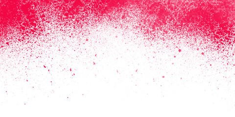 Red and white horizontal spray paint texture with grunge edges, perfect for bold background design, artistic projects, or creative print effects in digital and handmade media.
