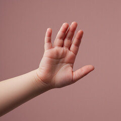 Child s Hand Pretend Holding Object