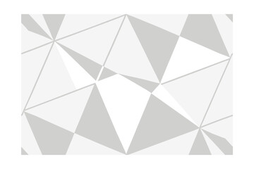 Geometric abstract design with gray triangles lines forming a repeating pattern vector