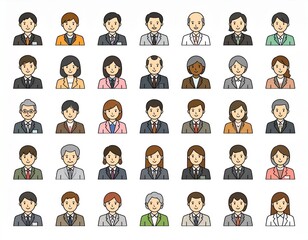 ビジネス　アイコン　人