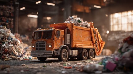 People recycling waste and sorting garbage for environmental sustainability