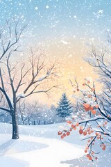 Pear blossoms swaying in the spring breeze