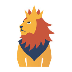 Lion Wearing Crown And Chainmail