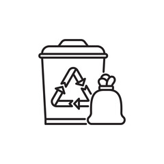 Recycling icon - Waste recycling