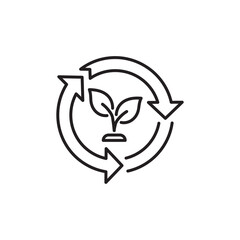 Recycling icon - Zero waste