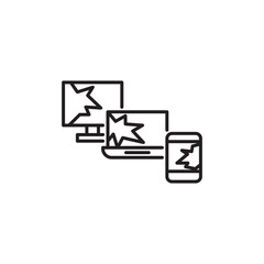 Recycling icon - Electronic recycling