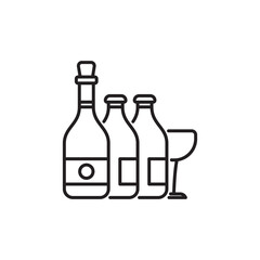 Recycling icon - Glass bottle recycling