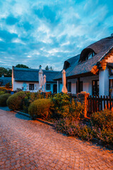 Tihany in Hungary. Benedictine Monastery of Tihany Abbey with Lake Balaton.