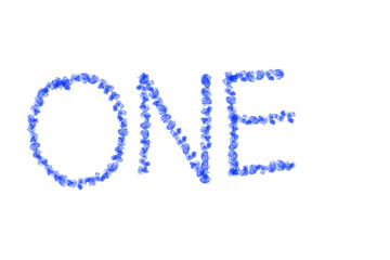 One handwritten blue brush text PNG for creative posters, scrapbook, planner, digital art, and overlays