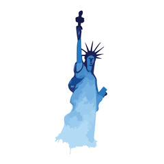 blue liberty statue ornament independence day