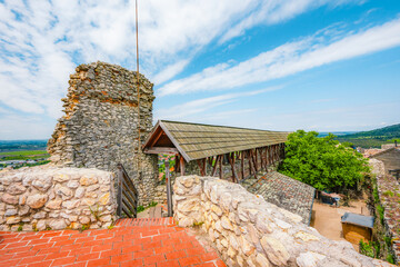 Fortress  Sumeg or Sümeg castle in Hungary near balaton lake in Sumeg