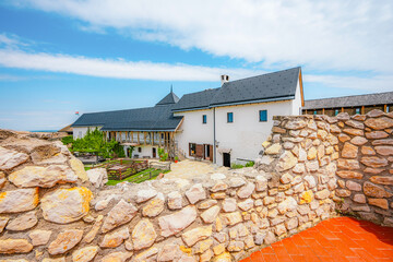 Fortress  Sumeg or Sümeg castle in Hungary near balaton lake in Sumeg