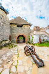 Fortress  Sumeg or Sümeg castle in Hungary near balaton lake in Sumeg