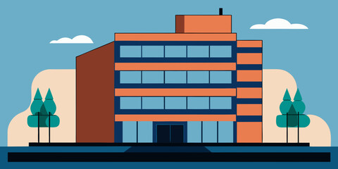 modern building in the city