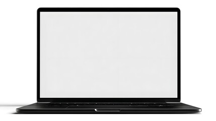 Laptop Mockup with Transparent Background | Blank Customizable Screen for Design Display