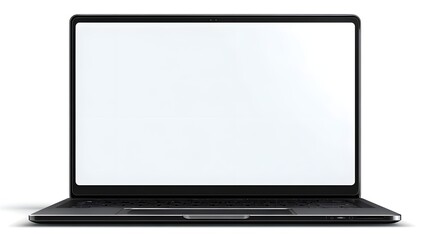 Laptop Mockup with Transparent Background | Blank Customizable Screen for Design Display