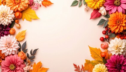 Obraz premium Vibrant floral arrangement studio space decorative elements bright elegance