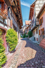 Eguisheim Village in Alsace province, France