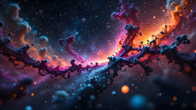 Buy abstract space nebula galaxy cosmic background wallpaper for desktop and mobile hd