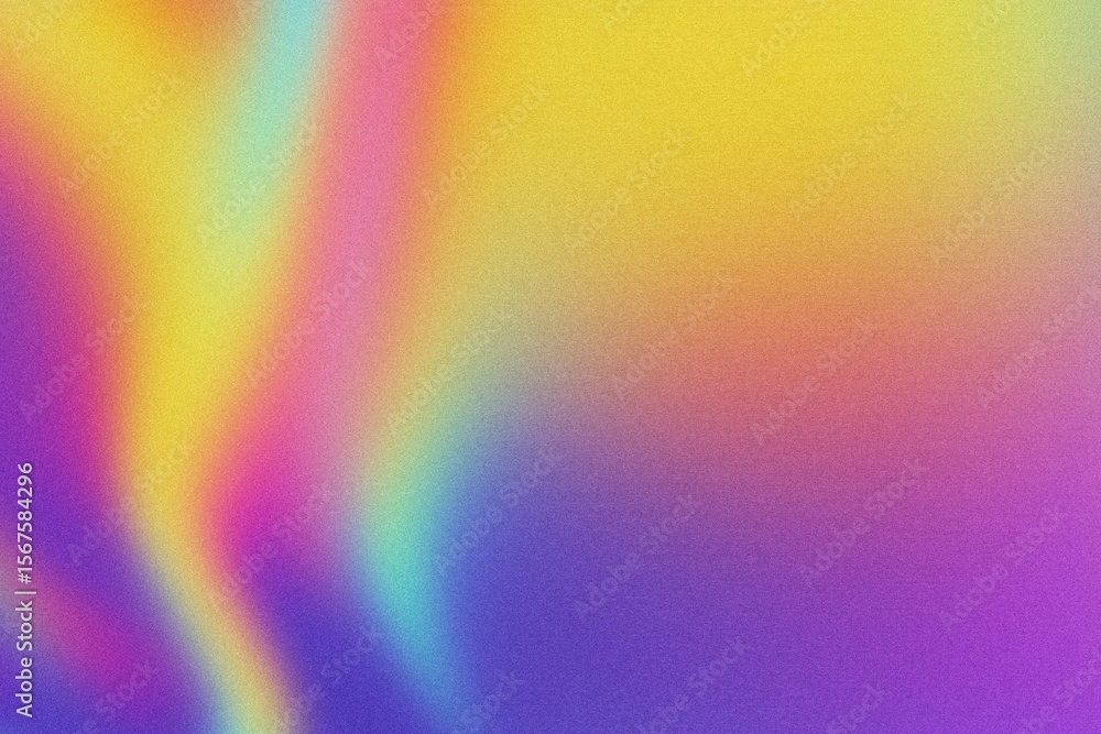 Poster colorful abstract gradient background with smooth transitions and grainy noise texture. modern abstr