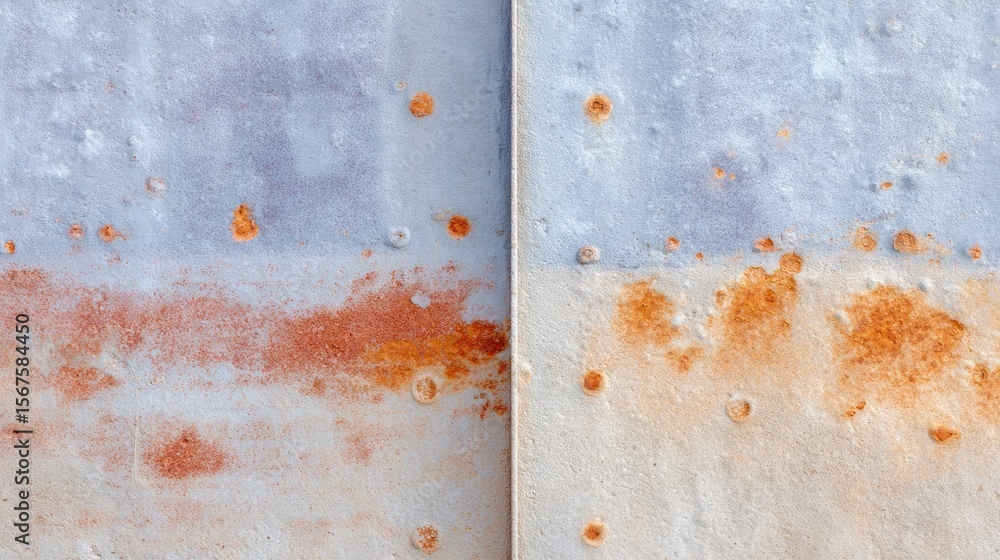 Poster rusty metal surface with colorful texture and unique patterns