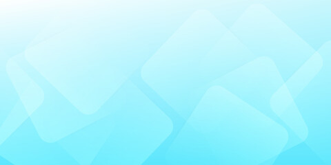 Minimalist banner background, pastel colors, light blue gradient. Geometric rhombus effect style,