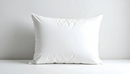White Pillow on White Surface.
