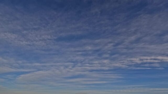 nice timelapse clip of light clouds - natural bg