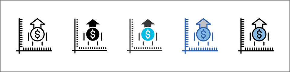 Accelerator Icon Pack Multistyle Illustration