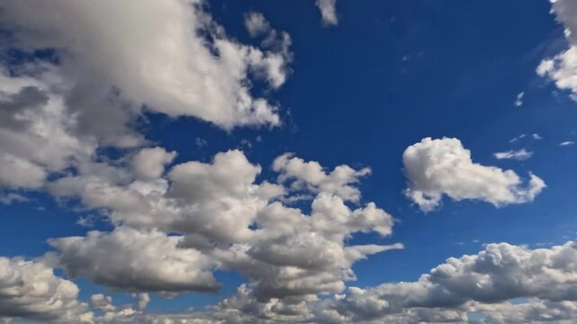 sky timelapse of nebulosity - spooky background with clouds