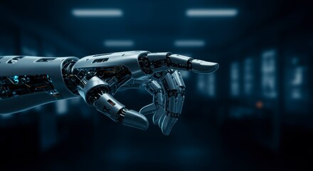 Futuristic robotic hand