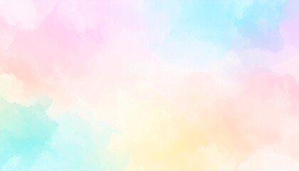 Pastel watercolor texture – gentle tones perfect for backgrounds/パステルカラーの水彩テクスチャ、優しい色合い、背景に最適