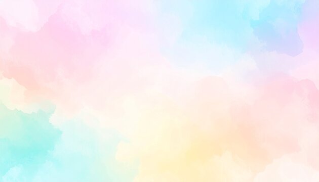 Pastel watercolor texture – gentle tones perfect for backgrounds/パステルカラーの水彩テクスチャ、優しい色合い、背景に最適