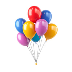 Colorful Balloons Bunch Festive Party Celebration Fun,