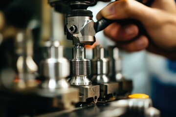 Precision Engineering in Action: Close-Up of Machine Tool Operation