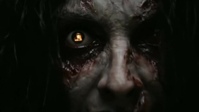 The terrifying ghost of a woman