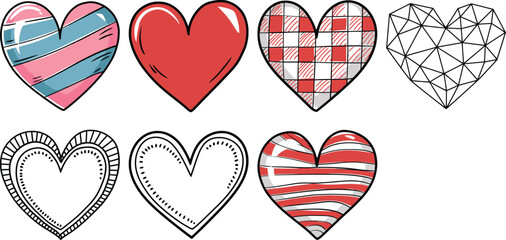 8 Heart Designs for Valentines Day Crafts  Projects