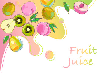フルーツミックスジュースの素材