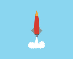Military fighter aircraft missile rocket weapon. Missile launch, ballistic and cruise missile.