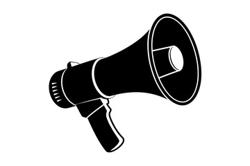 Powerful Announcement Megaphone Illustration for Marketing and Communication