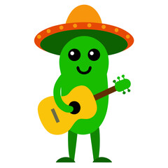cactus with sombrero