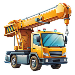 construction crane truck
