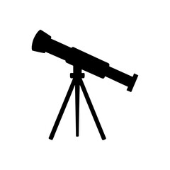 Scientific Telescope Silhouette Astronomy Device Cosmic Exploration Tool