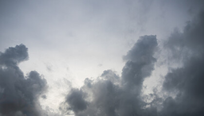 Cloud storm sky dark rain lightning thunder stormy typhoon nature light scene rainy atmosphere...