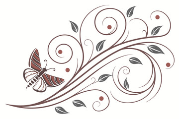 Modern abstract swirling lines and shapes in vibrant yellow cyan and magenta