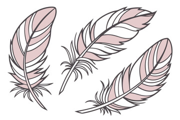 Obraz premium Elegant minimalist graphic elements collection with clean lines and geometric shapes