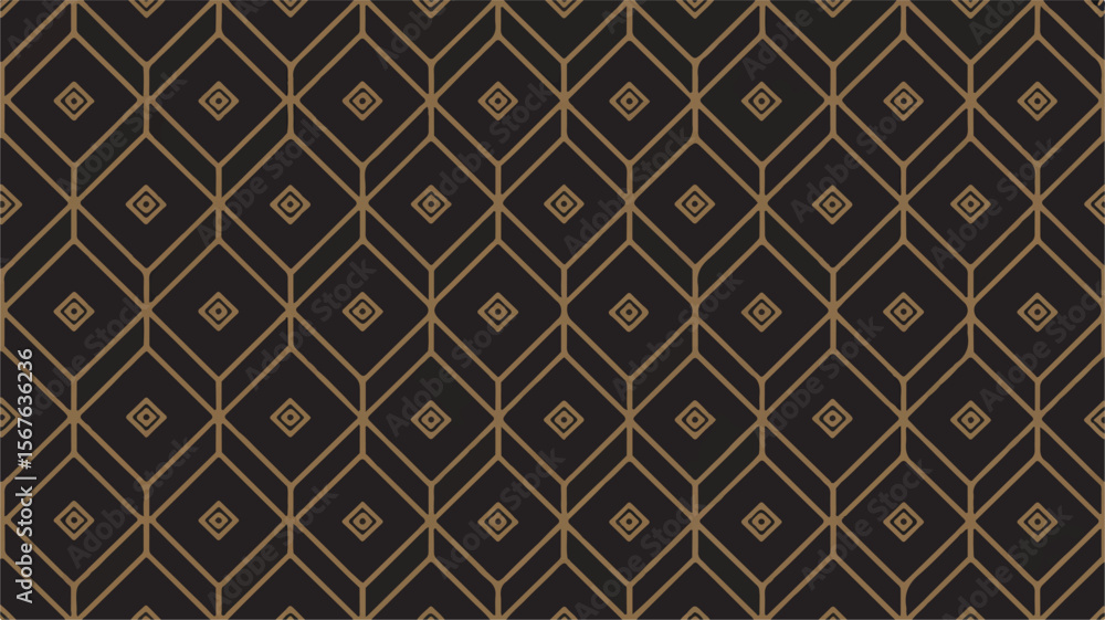 Poster geometric diamond pattern on dark background geometric pattern