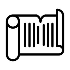 papyrus line icon