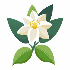 vector illustration of flower